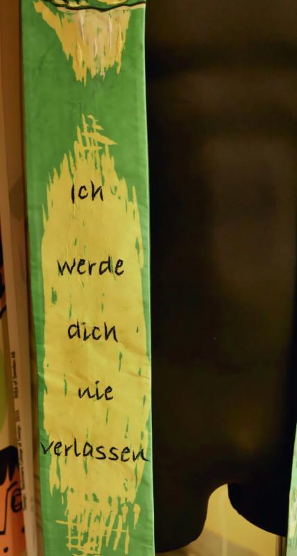 Schriftzug aus Jos. 1,5